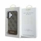 Guess 4G Bottom Stripe Case for iPhone 16 - Brown