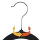 Ruhhy 22536 Velor Clothes Hanger, Set of 20 Pieces, Black
