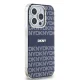 DKNY iPhone 15 Pro Case IML Mono & Stripe MagSafe, Blue