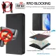 Nothing Phone (3a) RINACASIS Leather Book Cover Case, Black
