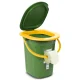GreenBlue GB320GO Portable Camping Toilet, Dark Green/Orange