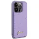 Guess iPhone 15 Pro Case Sequin Script Metal, Purple