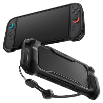 Spigen Rugged Armor Case for Nintendo Switch 2, Matte Black