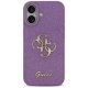 Guess Fixed Glitter Big 4G vāciņš iPhone 17 - violets | Phone Case Cover Purple