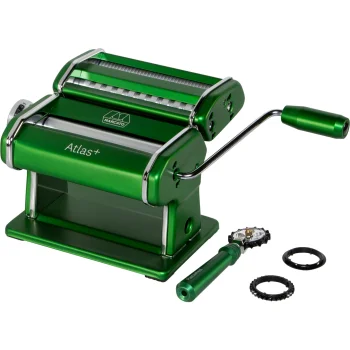 Marcato Atlas+ Pasta Machine with Pastawheel, Green