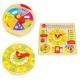 Ecotoys MA086 Wooden Educational Board - Calendar and Clock