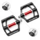 Rockbros 2020-12CBK Platform Aluminum Bicycle Pedals, Black