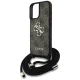 Guess 4G Big Logo Cord Strap Crossbody Case for iPhone 16 Brown