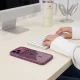 Tech-Protect Magmat Magsafe CC Case for iPhone 17 Pro Max / 18 Pro Max - Burgundy
