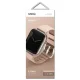 Uniq Pasek Linus Apple Watch Series 4/5/6/7/8/se/se2 38/40/41mm. Airosoft Silicone Różowy/blush Pink