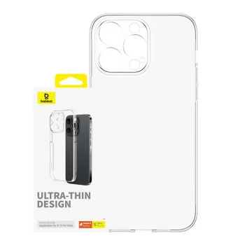 Baseus OS-Lucent Series Case for iPhone 15 Pro Max, Clear