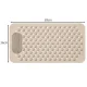 Ruhhy 24495 Anti-Slip Bath Mat (36x69 cm, Beige)