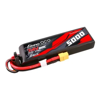 Gens ace G-Tech LiPo Battery 5000mAh 7.4V 60C 2S1P XT60 Case
