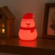 Silicone LED Night Light Snowman, USB, 3 Modes, Hanging