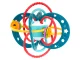 Sensory Rattle and Teether for Babies, Turquoise