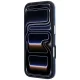 Karl Lagerfeld Grained Mono Resin Logo MagSafe Case for iPhone 17/18 Pro Max Light Blue