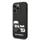 Karl Lagerfeld Karl & Choupette MagSafe Case for iPhone 14 Pro, Black