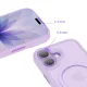 Tech-Protect MagMat MagSafe Case for iPhone 17 - Purple