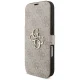 Guess iPhone 17 Pro Wallet Case Book 4G Metal Logo, Pink