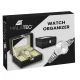 Iso Trade Watch Organizer, 3 Compartments, Black