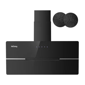 IsEasy TV5290D4-CC-I2 Cooker Hood 89.5 cm, Black