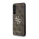 Чехол Guess для Samsung Galaxy A35 4G Big Metal Logo, коричневый