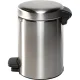 Brabantia NewIcon Pedal Bin, 3 L, Brilliant Steel