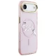 Karl Lagerfeld IML Choupettes Karl Script Logo MagSafe Case for iPhone Air, Pink