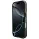 Guess IML Script Metal MagSafe Case for iPhone 17 - Black