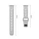 Tech-Protect Silicone Line Watch Strap for Apple Watch 44 / 45 / 46 / 49 mm, Lunar Gray
