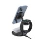 Choetech T585-F 3in1 Magnetic wireless charger station iPhone 12/13/14 series,AirPods Pro and iwatch charger Black