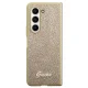 Guess Samsung Galaxy Z Fold 5 Case Glitter Script, Gold