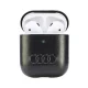 Audi Leather Big Logo Case for AirPods 1 / 2 Black