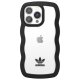 Adidas iPhone 13 / 13 Pro Case OR Wavy Case, Black/Transparent