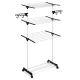 Massido Delia Vertical Clothes Drying Rack, 15 m, White