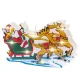 LED Christmas Window Decoration with Suction Cup, Santa Claus