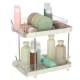 2-Tier Acrylic Organizer with Pull-Out Shelves, Transparent