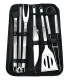 BBQ Grill Tool Set with Carrying Case, 10 Pieces