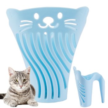 Liela lāpstiņa kaķu tualetes tīrīšanai