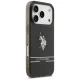 U.S. Polo Assn. iPhone 17 Pro Case DH and Bottom Stripe Logo MagSafe, Black