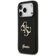 Guess Silicone Big 4G Script Phone Case Cover iPhone 17 Pro - Black