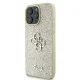 Guess Fixed Glitter Big 4G Case for iPhone 16 Pro - Gold
