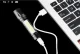 Rechargeable USB Pocket Flashlight, 3 Modes, XPE+COB