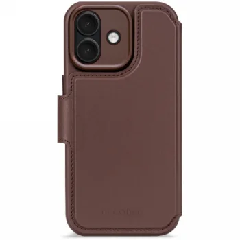 Decoded Leather Detachable Wallet MagSafe Phone Case Cover iPhone 17 - brown