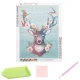 Malatec 5D Diamond Painting Kit, Deer, 30x40 cm