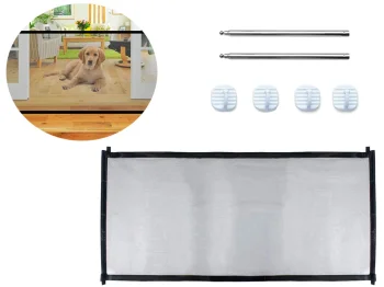 Portable Folding Safety Magic Gate Guard Mesh Fence Net for Pets Dog Puppy Cat