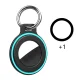 Hurtel WAT-86 AirTag Case with Spring Buckle, 2 Pack - Black