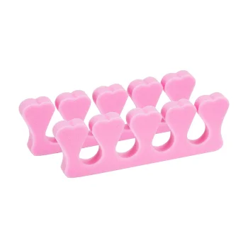 Foam Pedicure Toe Separators, 100 pcs, Pink
