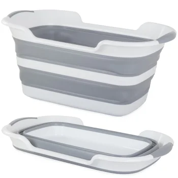 Silicone Folding Bowl with Drain