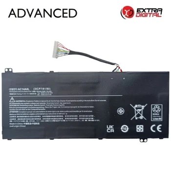 Laptop Battery ACER AC14A8L, Extra Digital Advanced, 4605mAh, 11.4V